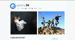 Desktop Screenshot of gallery34.be