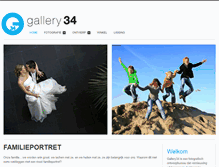 Tablet Screenshot of gallery34.be